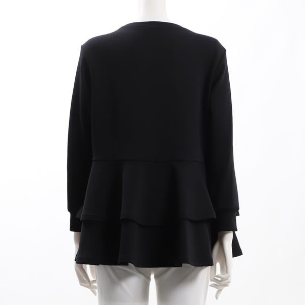 ティアードデザイン切り替えペプラムブラウス