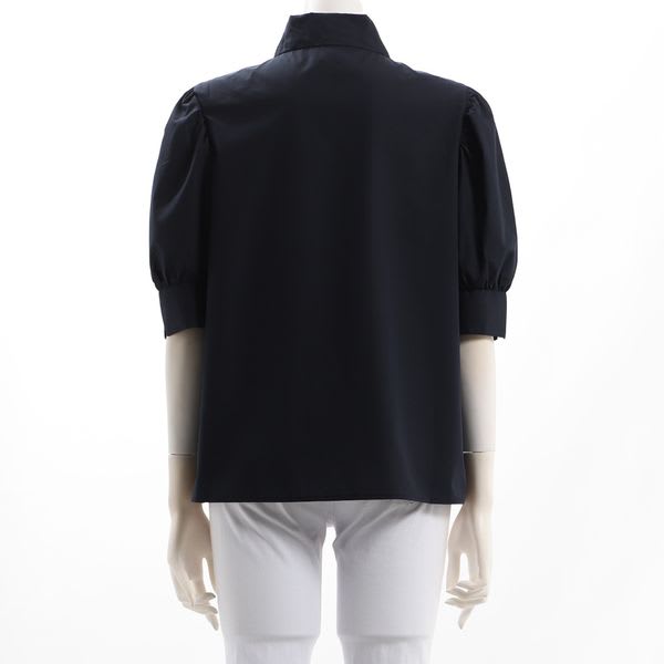 ボウタイデザインブラウス