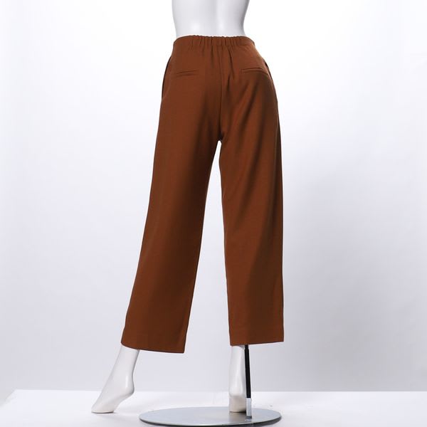 ウエストリボンストレートパンツ