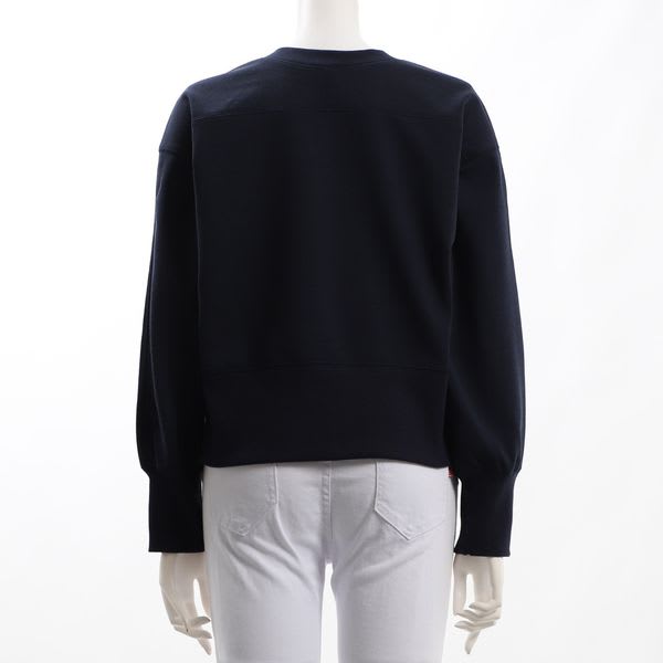 サスティナブル裏毛ショートカーディガン