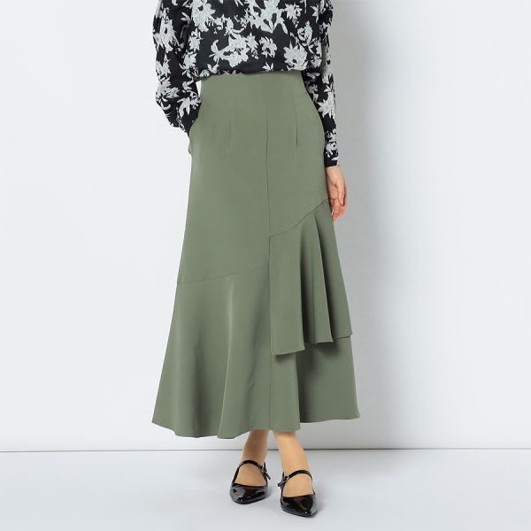 フリルデザインマーメイドスカート