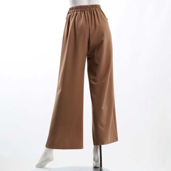 ウエストデザイントラックワイドパンツ