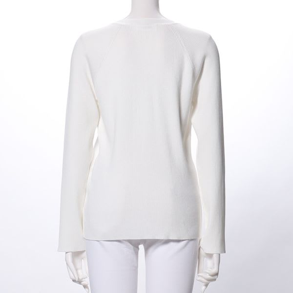 Vネックニットカーディガン