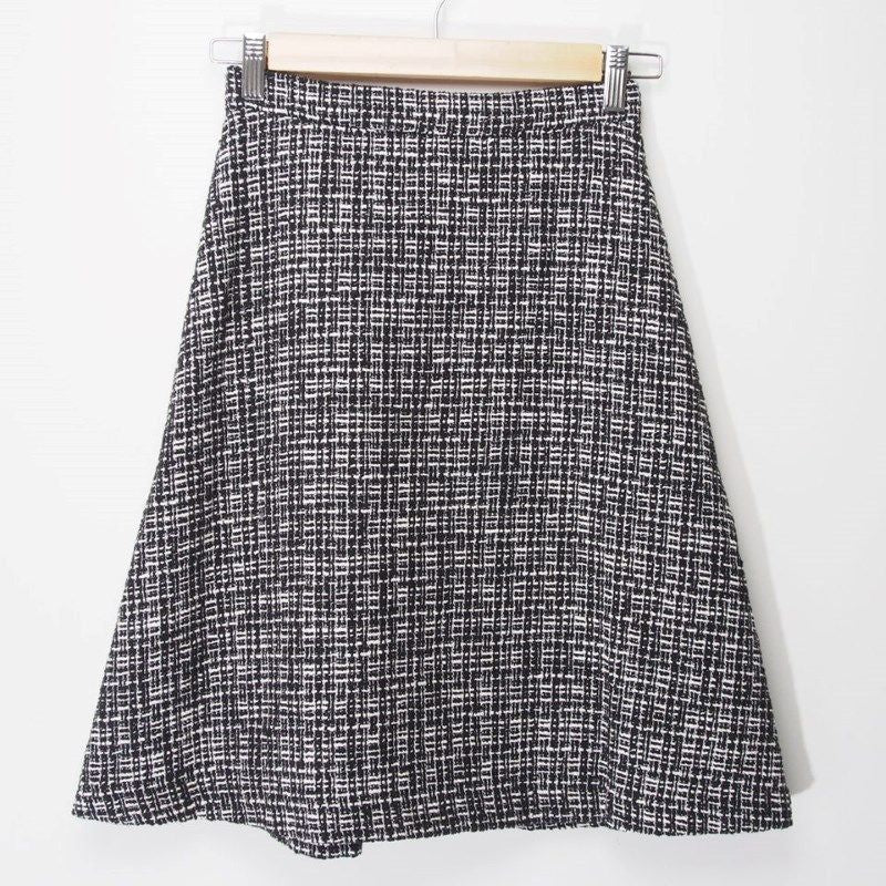 ツイードラメフレアスカート