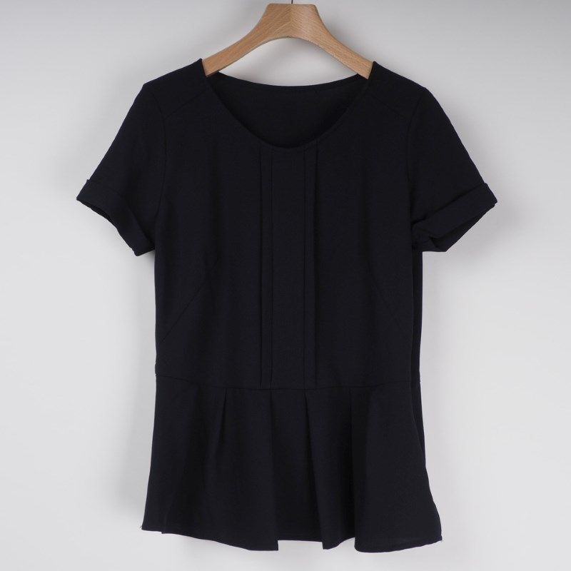 ぺプラムデザインブラウス