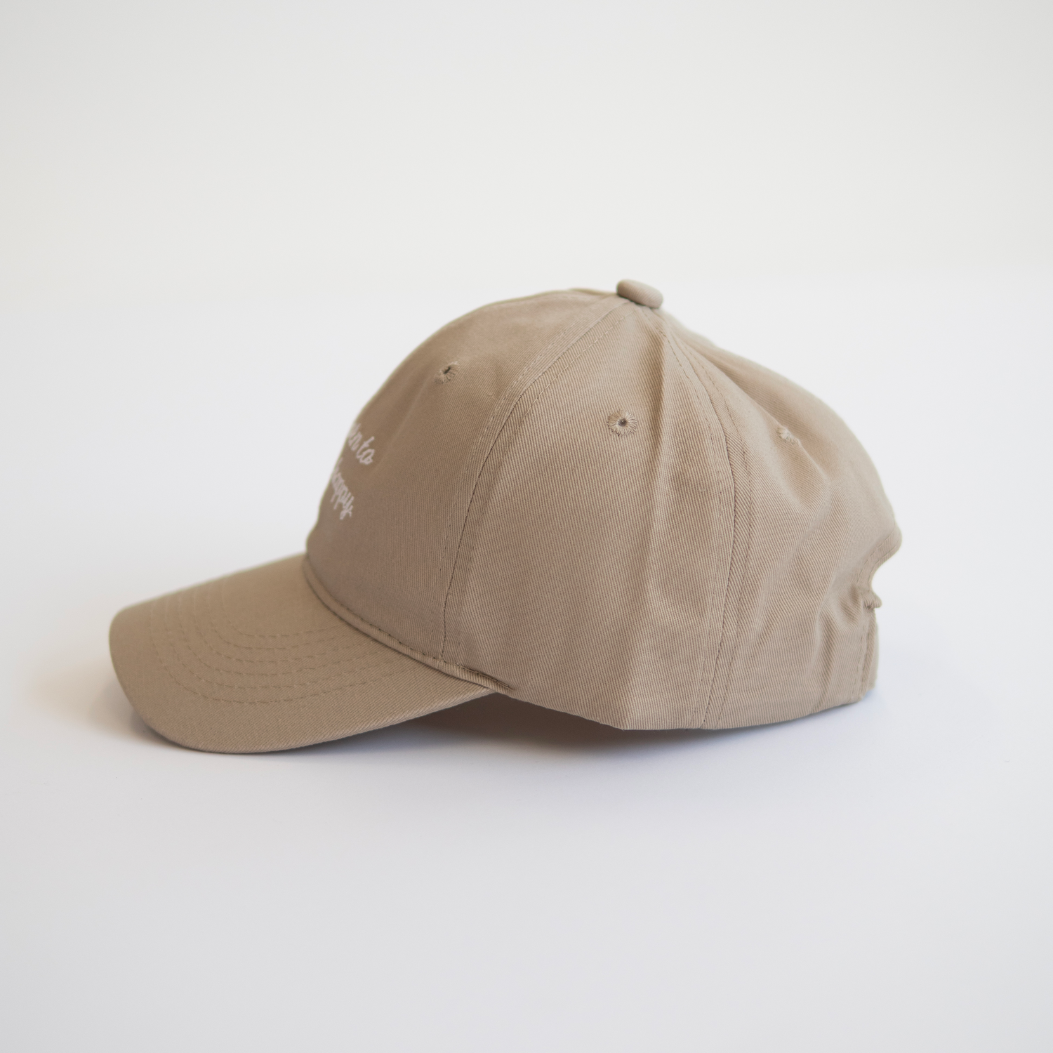 【再入荷決定!7月下旬発送予定】Cotton Message Cap【ベージュ】