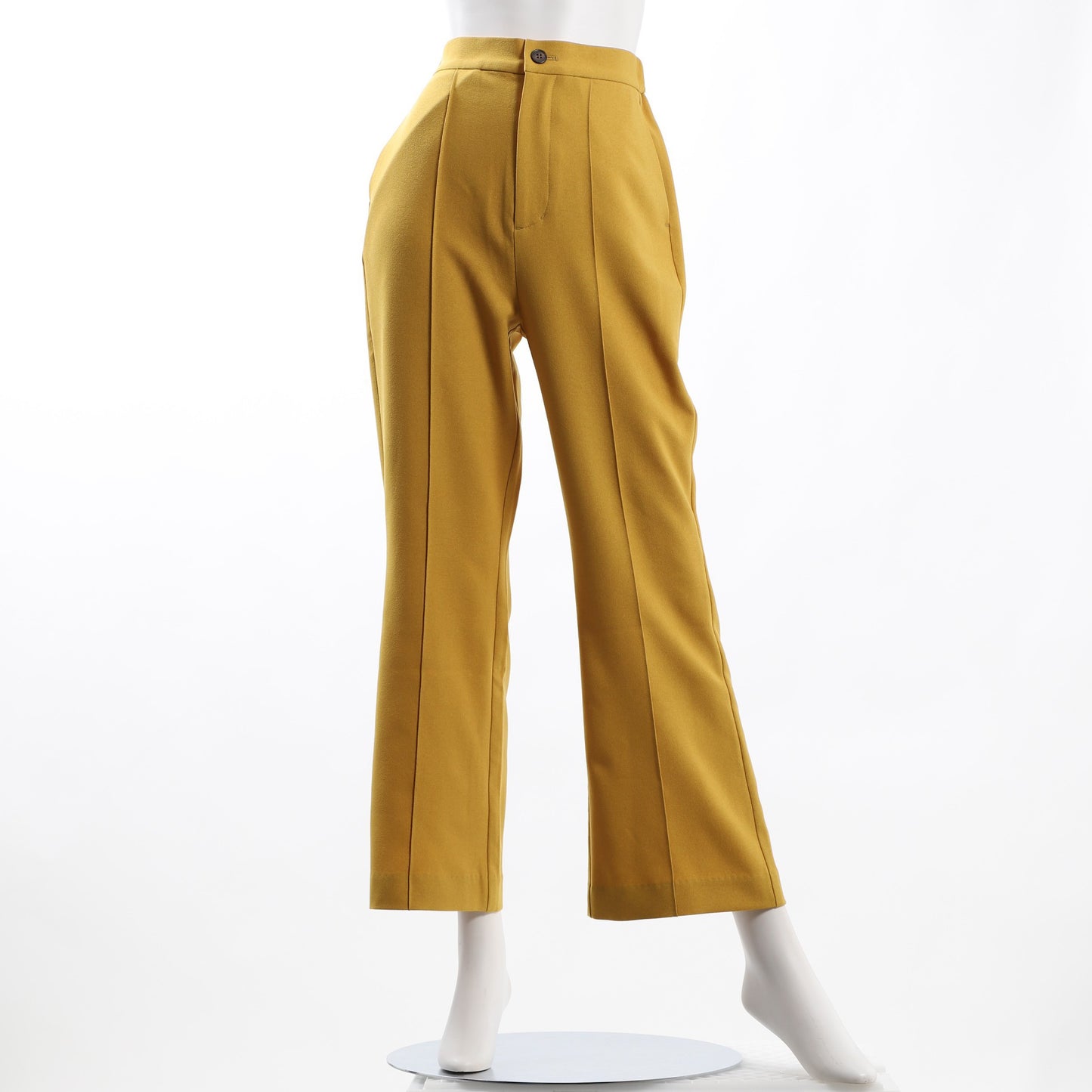前ピンタックハイウエストパンツ