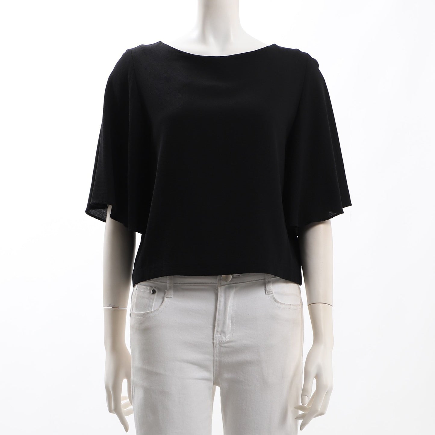 フレアースリーブブラウス