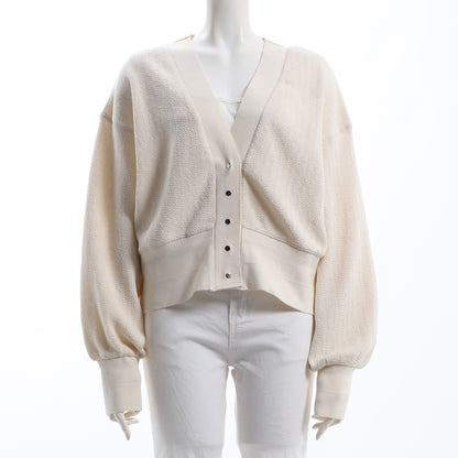 ヘリンボーンカーディガン