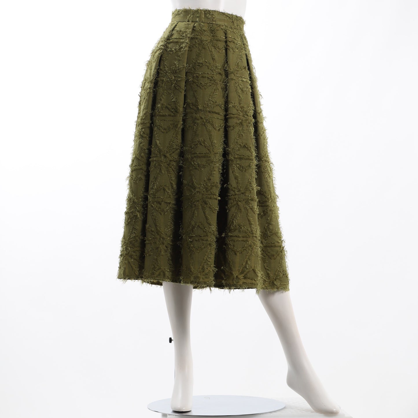 フリンジジャガードスカート