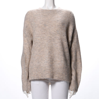 ドロップショルークルーネックニット