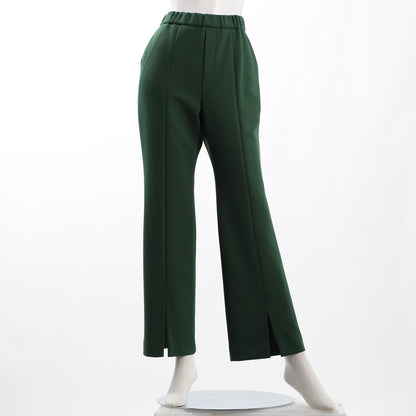 アムンゼンツィルジャージーセンターシームフロントスリットパンツ