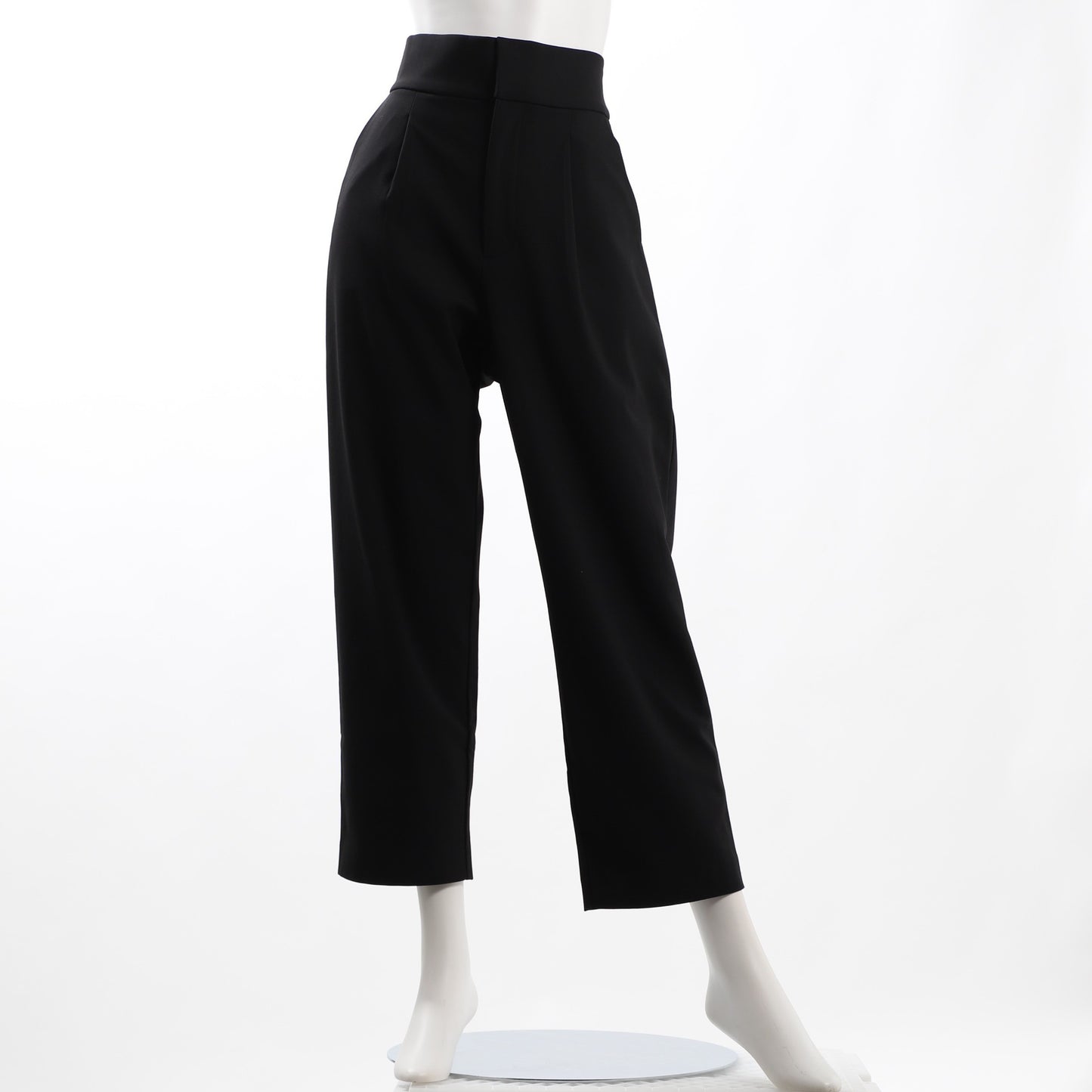 ハイウエストタックテーパードパンツ
