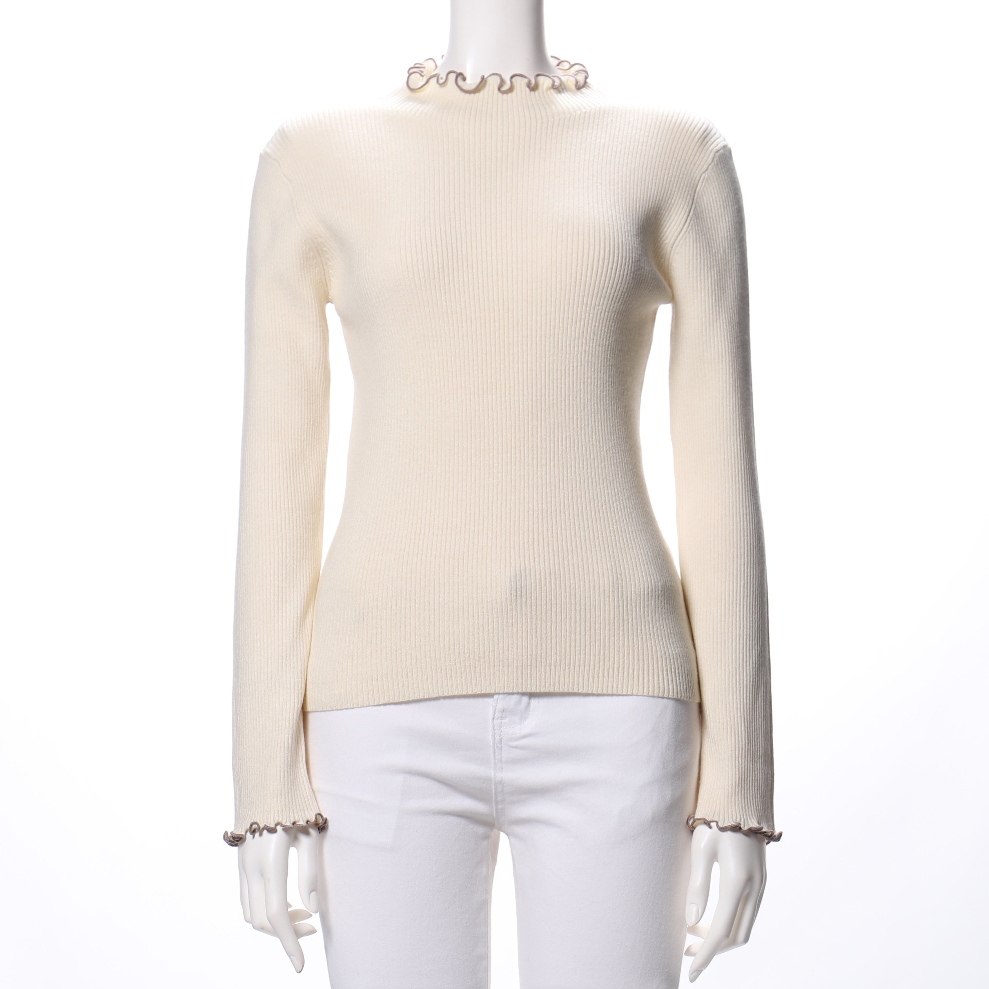 メロー加工リブニット