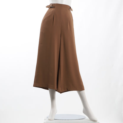 Dカンベルト付きボックスプリーツスカート