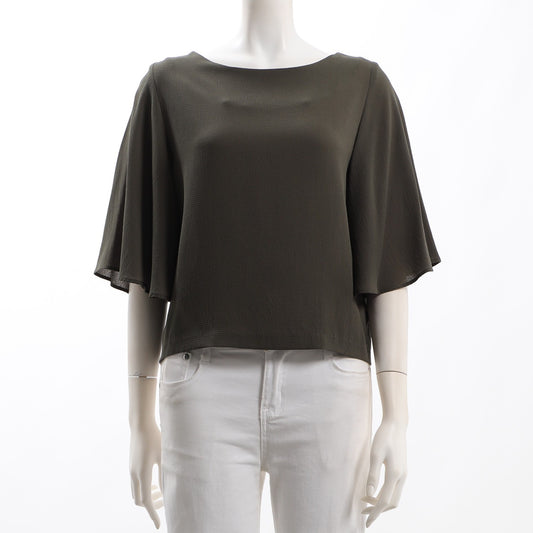 フレアースリーブブラウス