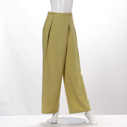 タックデザインワイドパンツ