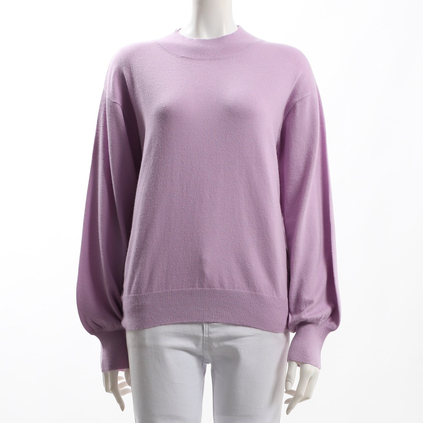 ドロップショルダーハイネックニット