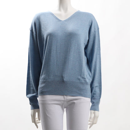 Vネックドロップショルダーニット