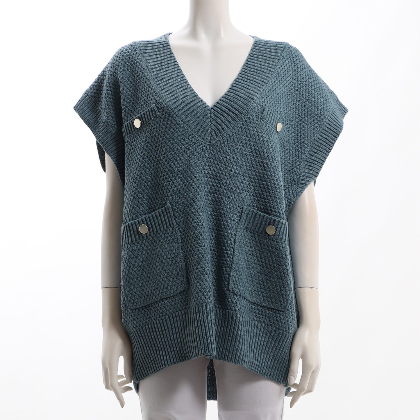 スラブヤーンツイードニットベスト