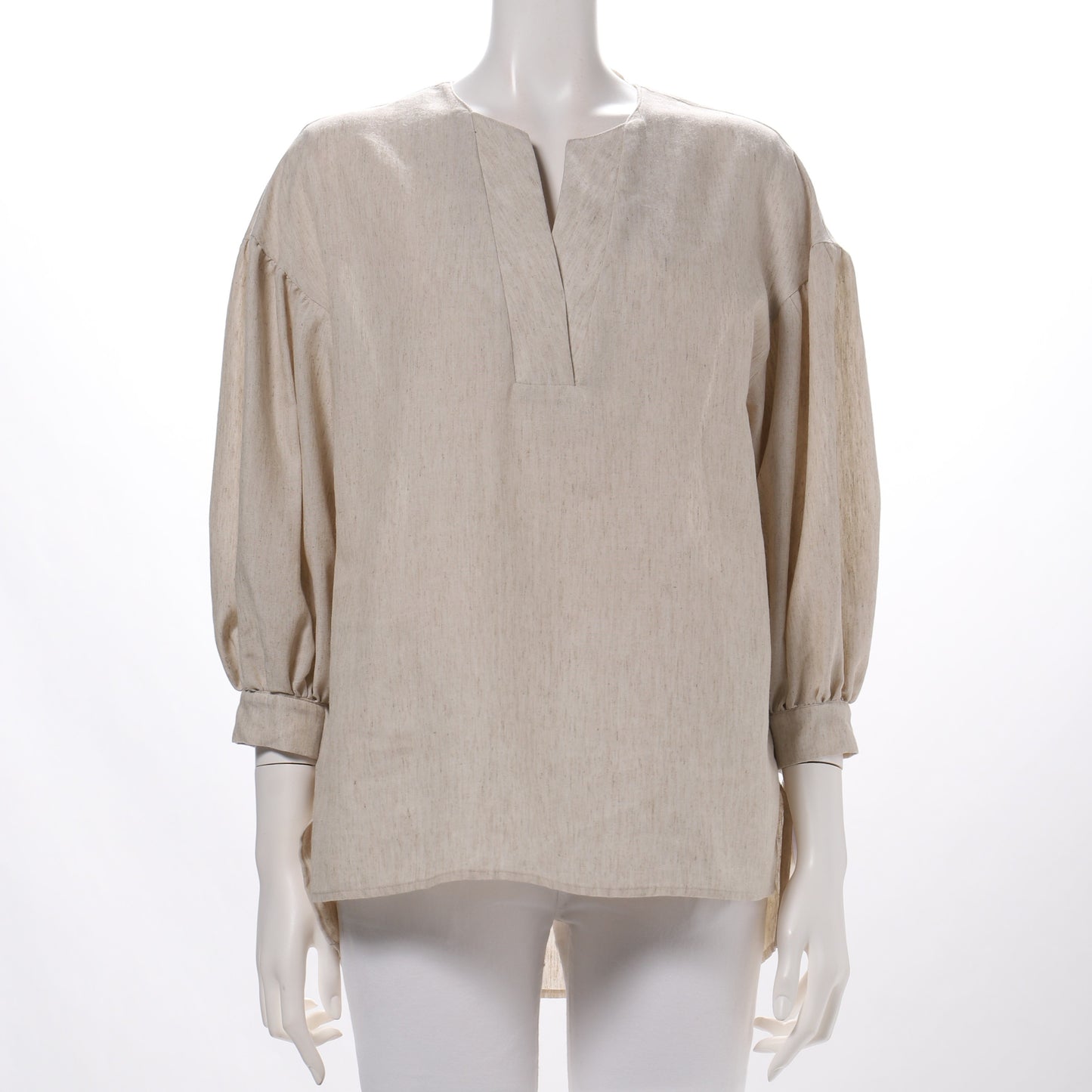 ふんわり袖ブラウス