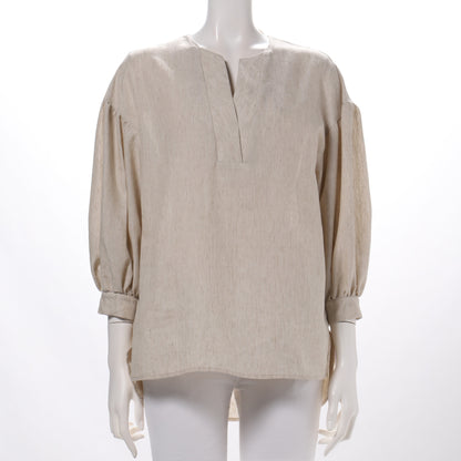 ふんわり袖ブラウス