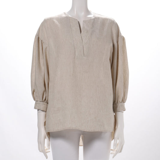 ふんわり袖ブラウス