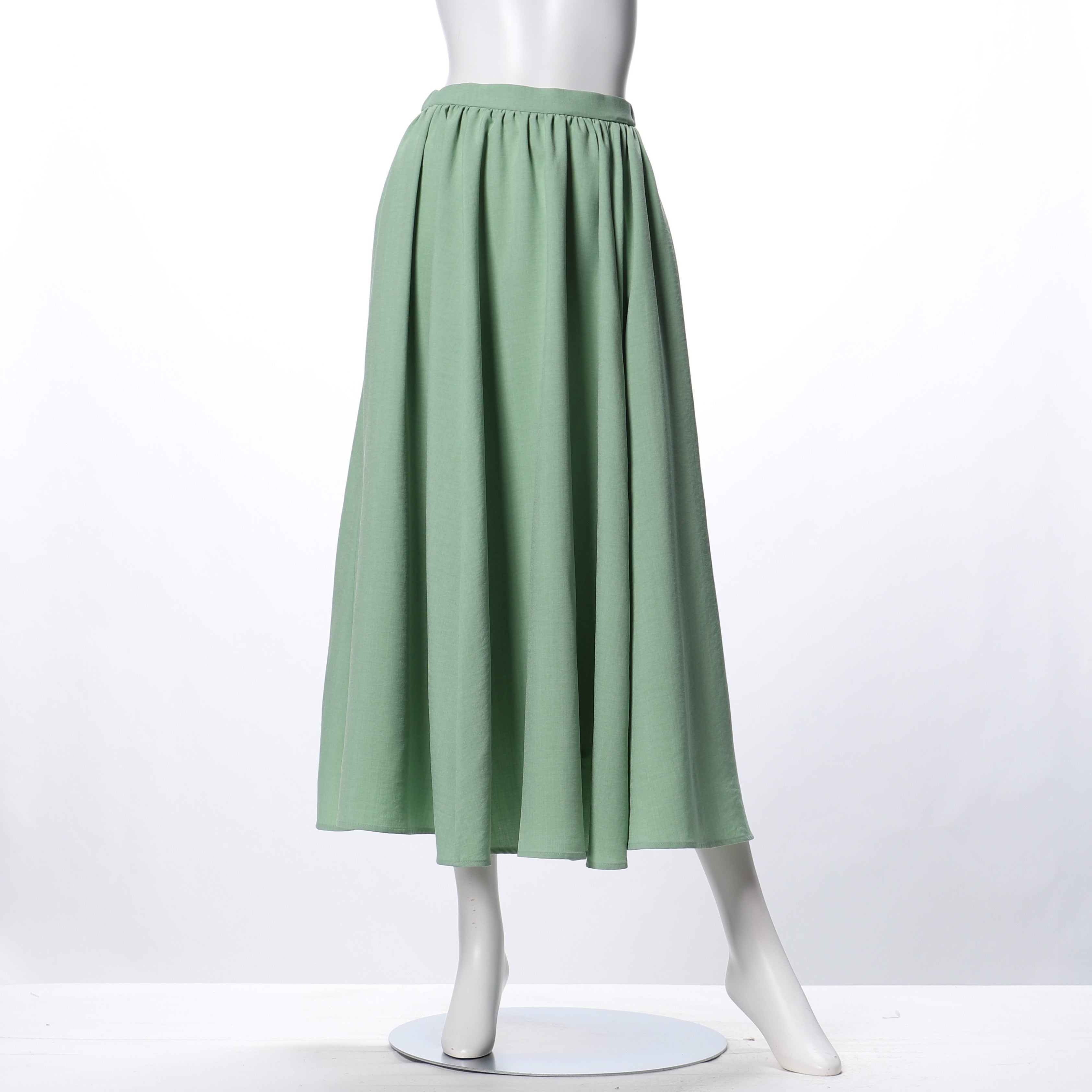 ギャザーフレアスカート