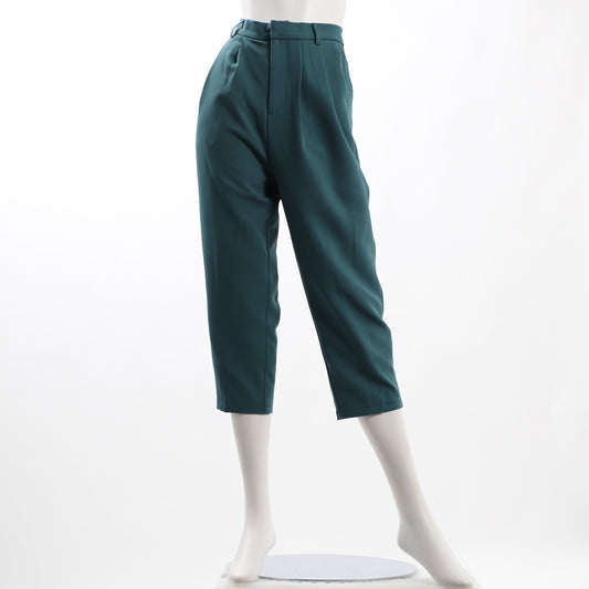 バックゴムタックテーパードパンツ