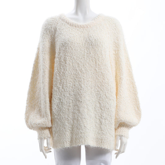 ふわふわニットプルオーバー