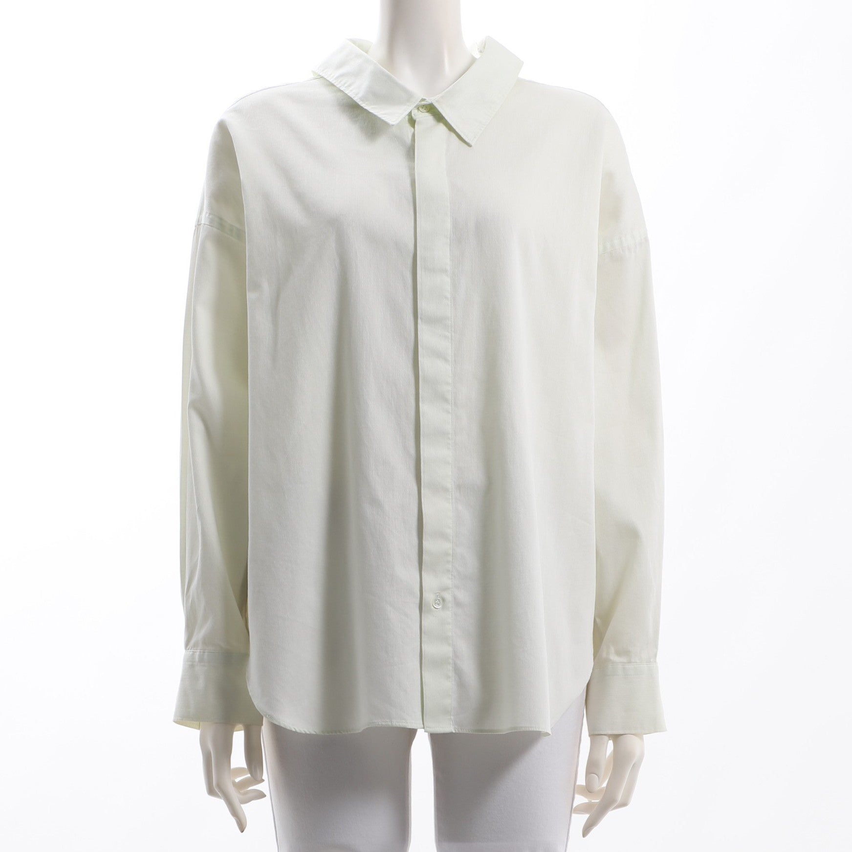 比翼仕立てレギュラーカラーシャツ