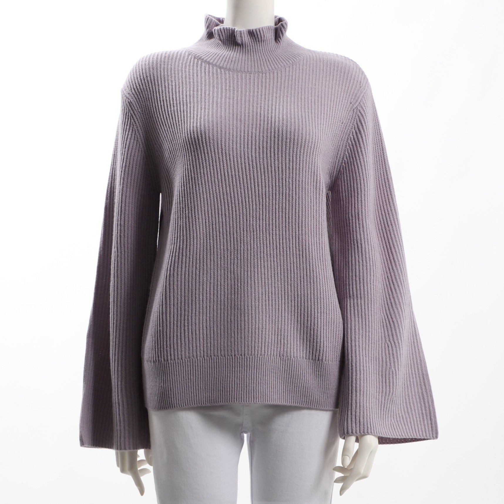 フリル襟ニット