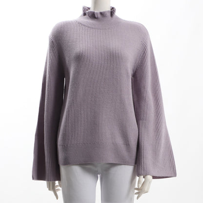 フリル襟ニット