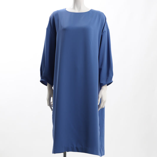 ふんわり袖ストレートワンピース