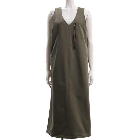 フロントジップポケットジャンパースカート