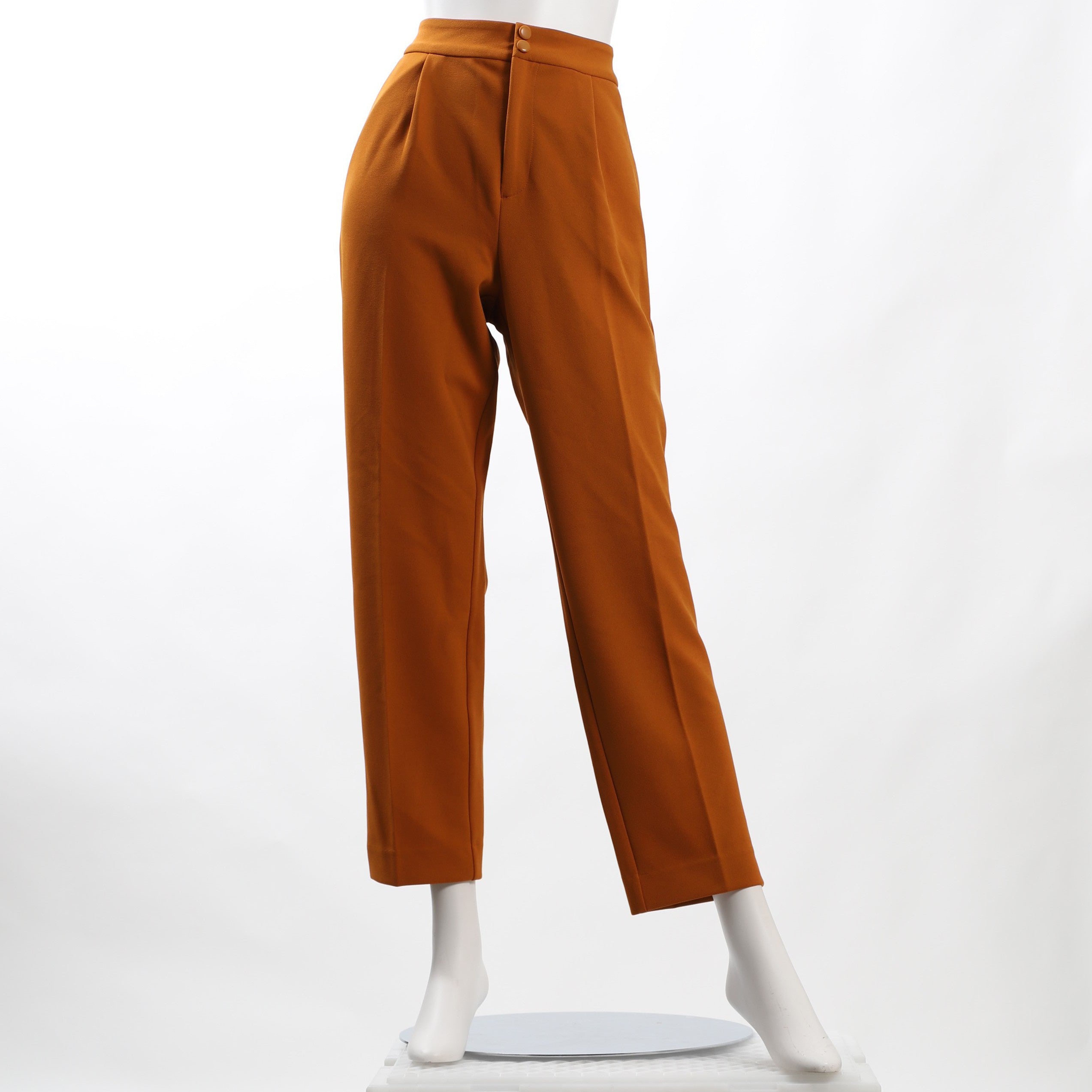 ハイストレッチカルゼテーパードパンツ