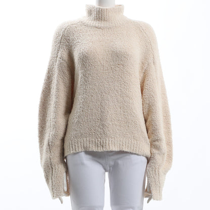 スリットボトルネックニット