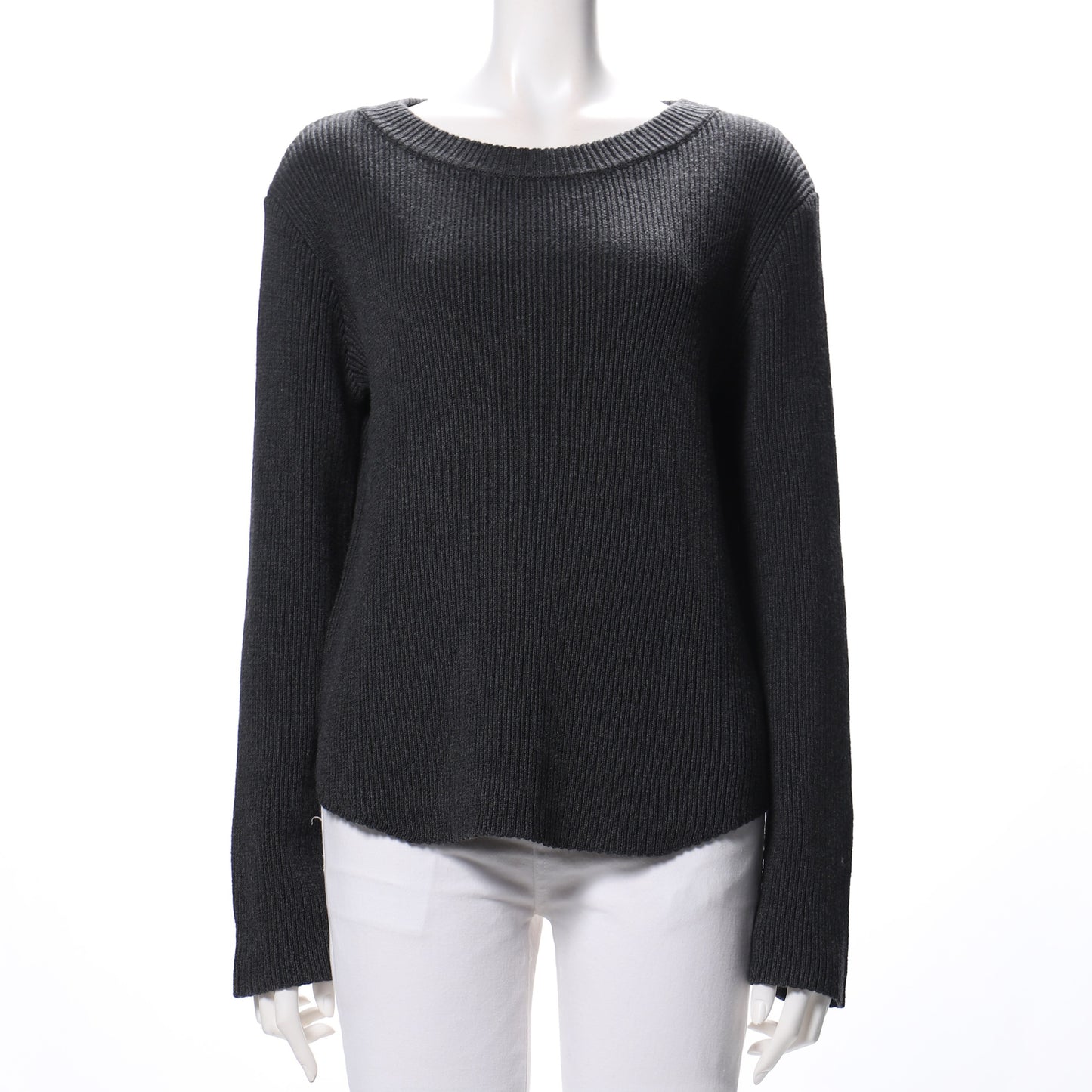 ボートネックドロップショルダーニット