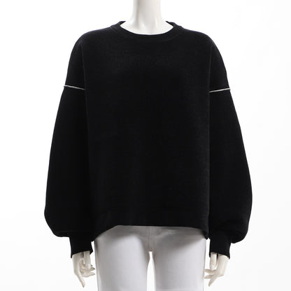 ボリュームスリーブドロップショルダーニット