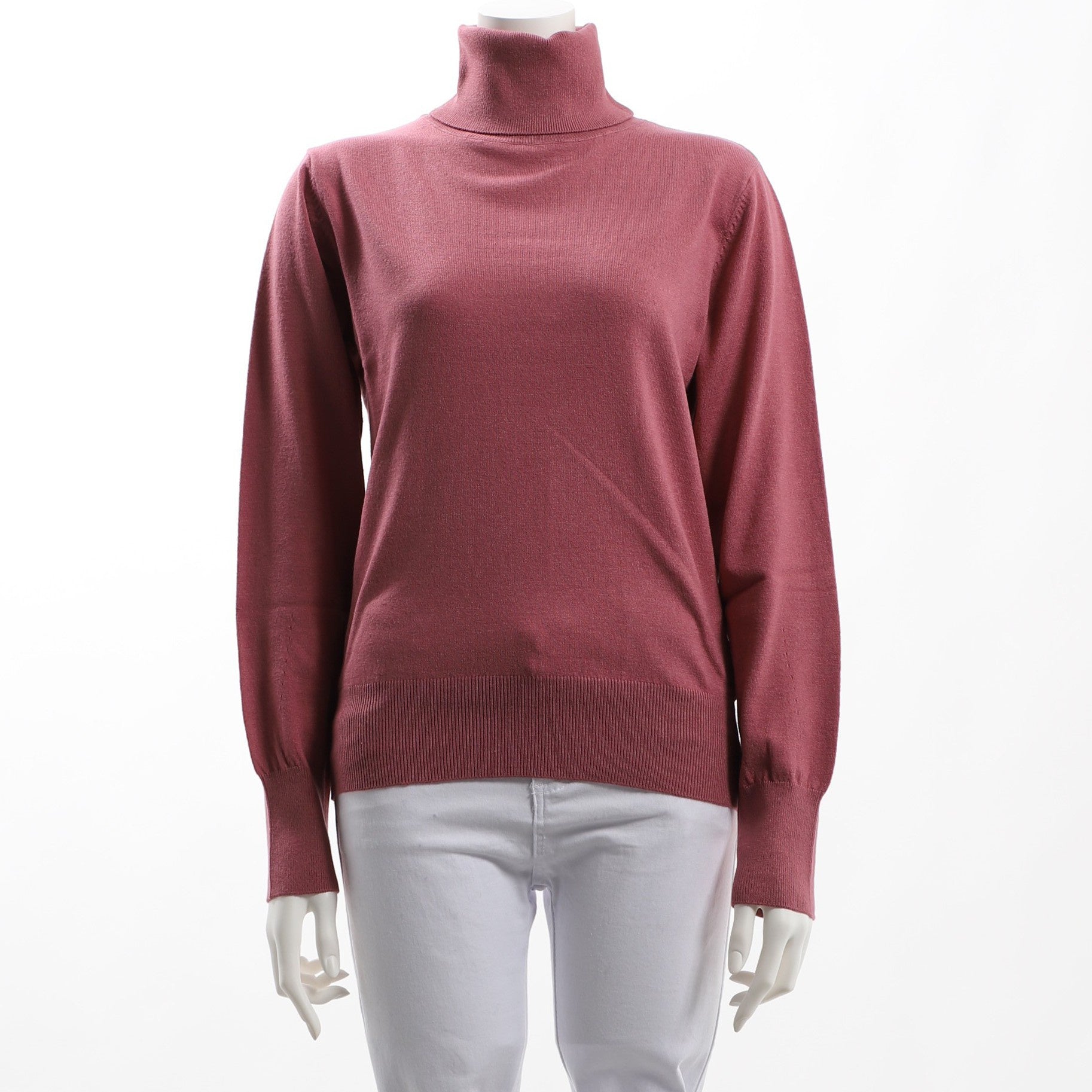 ストレッチヤーンタートルネックニット