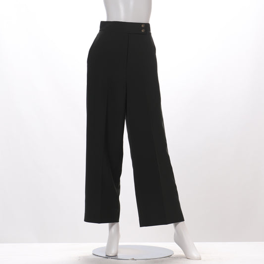 ウエストボタンデザインワイドパンツ