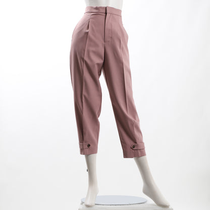 タック入りテーパードパンツ