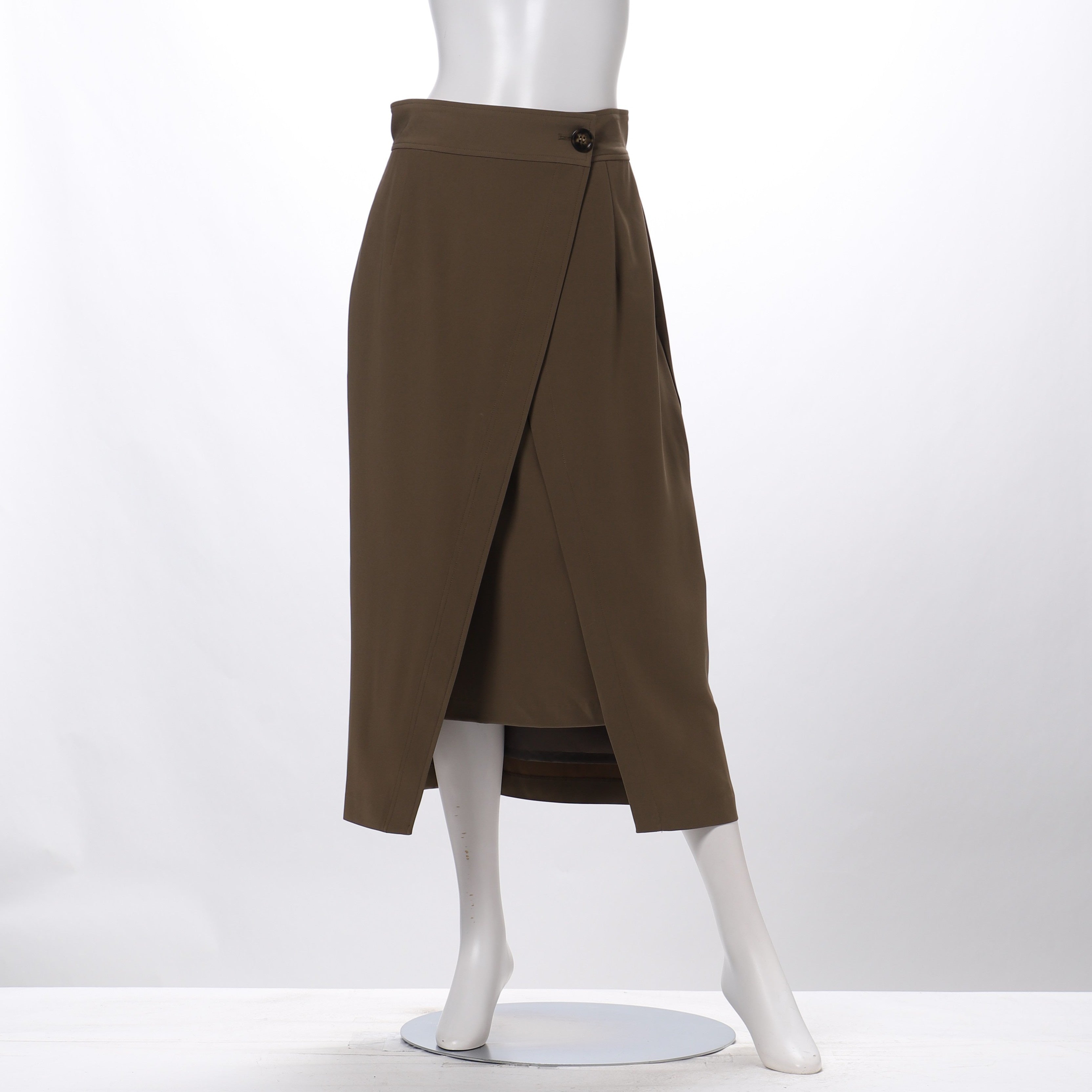 レイヤード風ラップスカート