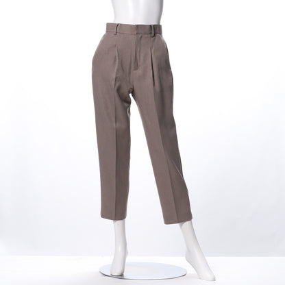 ミディツイルタック入りテーパードパンツ