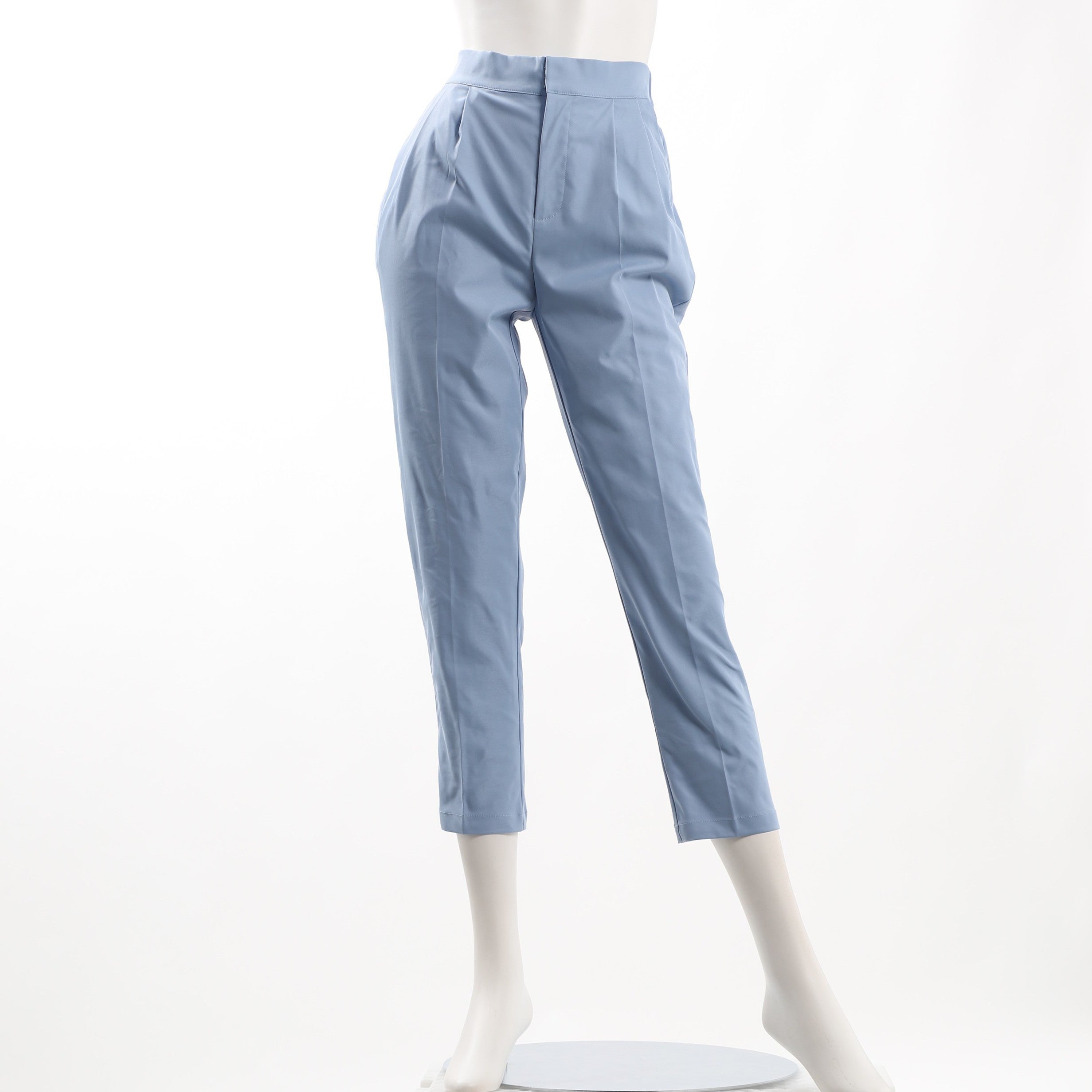 バックゴムタック入りテーパードパンツ