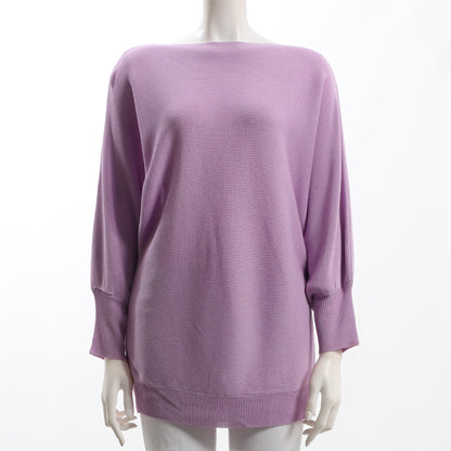 スラッシュドネックドルマンスリーブニット