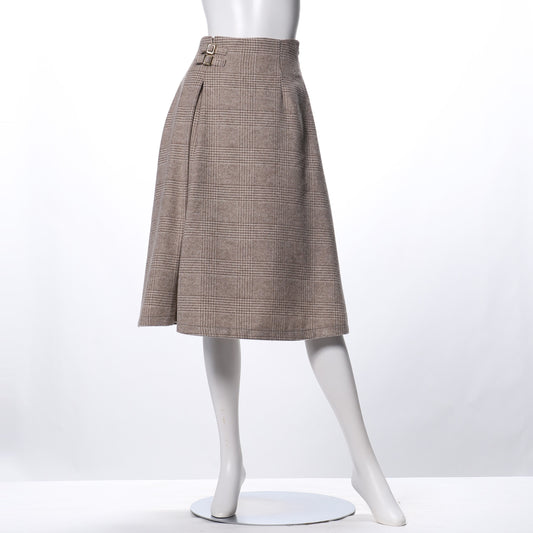 ライトシャギーチェックシャギーチェックスカート