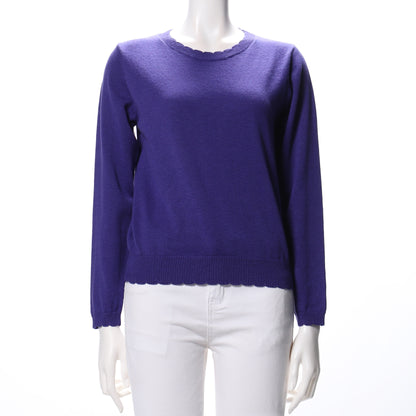 スカラップデザインニット