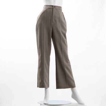 前ピンタックハイウエストパンツ