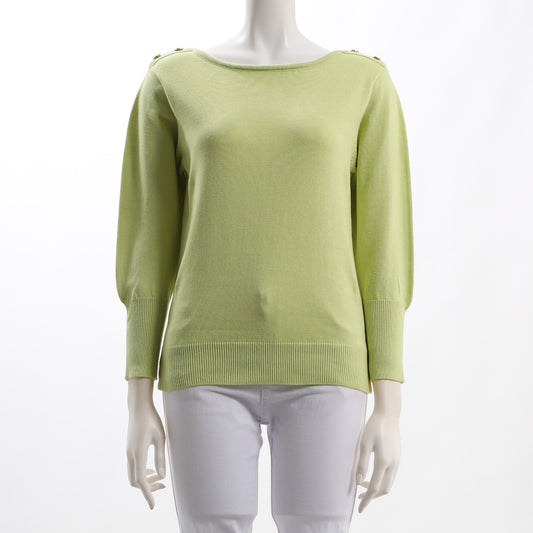 ボートネックニット